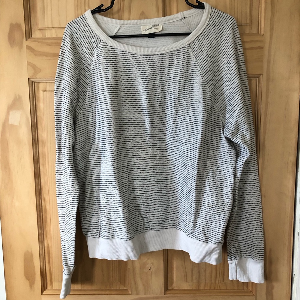 Universal Thread Striped Raglan Sweater - Sz L
